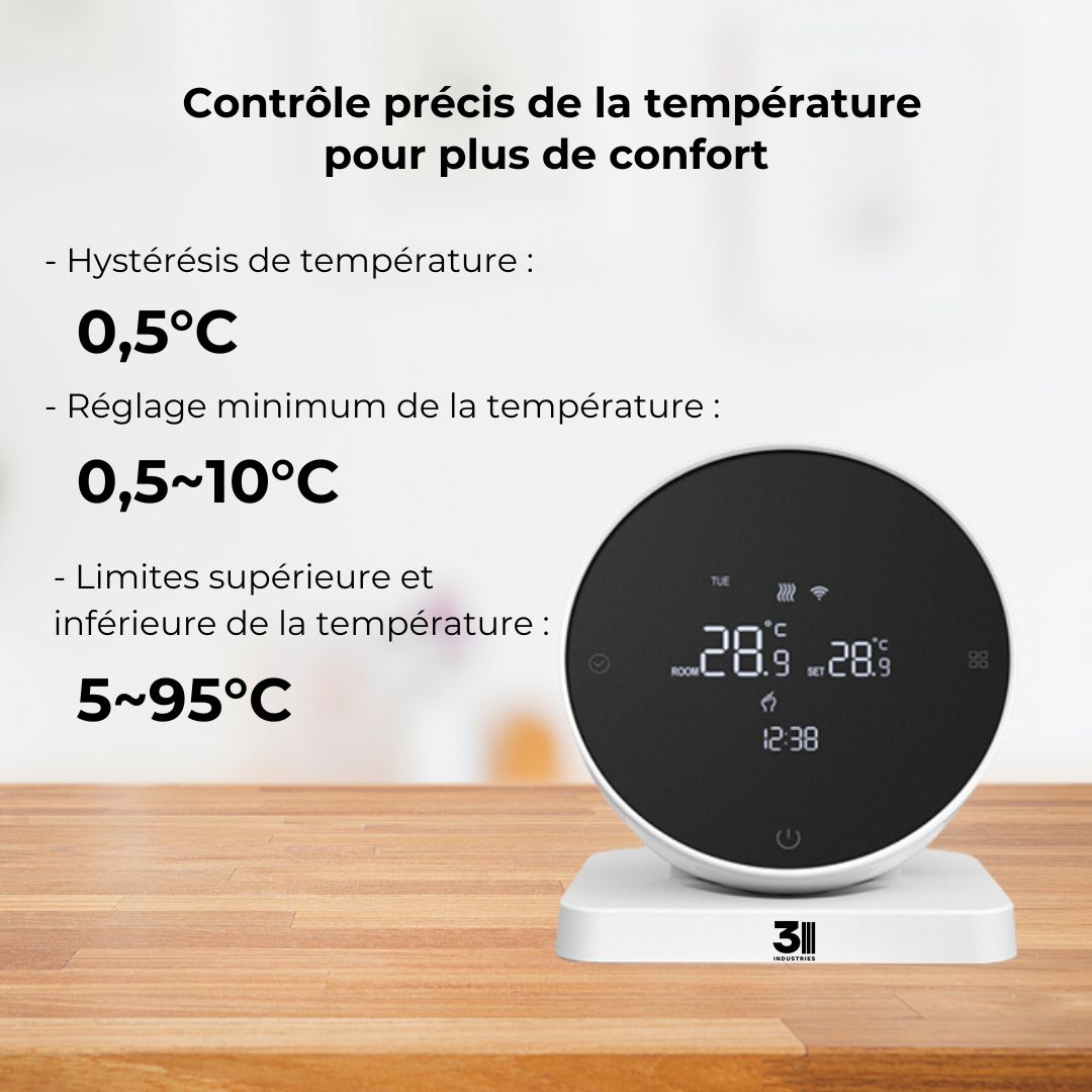 Thermostat Nouvelle Génération – Connecté et Intelligent - 3i industries